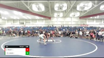 123 lbs Cons. Round 10 - Gavin Lewis, Crown Point vs Jensen Boyd, Delta