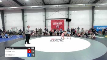 60 kg Rr Rnd 2 - Ciara Riner, Buckeye Girls National Team vs Gabby Baker, Razor Blue