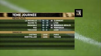 Top 14 Round 7: Stade Francais vs Castres