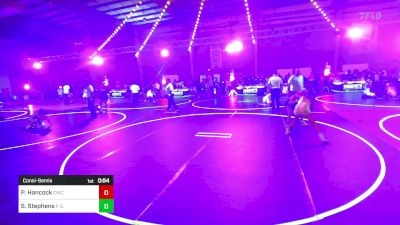 94 lbs Consolation - Priseis Hancock, Chickens Wrestling Club vs Sophia Stephens, F-5 Grappling