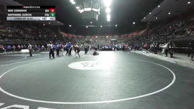 134 lbs Consi Of 16 #1 - Noe Cisneros, Arvin vs Nathaniel Garcia, Strathmore