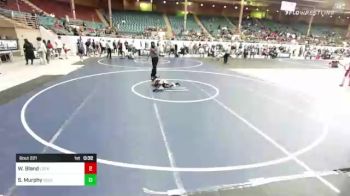 46 lbs Quarterfinal - Wyatt Bland, Lockjaw WC vs Shane Murphy, South Valley W.C.