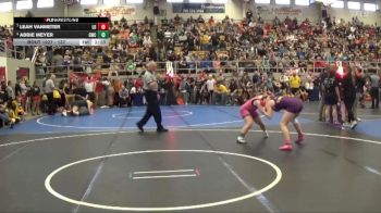 137 lbs Quarterfinal - Leah VanMeter, LL Offseason vs Abbie Meyer, G4orce Wrestling Club