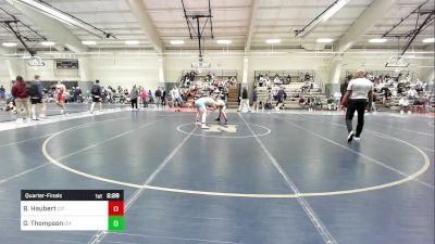 165 lbs Quarterfinal - Ben Haubert, The Citadel vs Garrett Thompson, Ohio