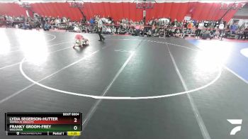 122-127 lbs Round 1 - Franky Groom-Frey, Wisconsin vs Lydia Segerson-Hutter, Women In Singlets