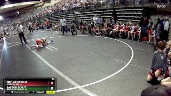 65 lbs Round 4 (6 Team) - Easton Schut, Minnesota Maroon vs Skylar Neisius, Nebraska Red
