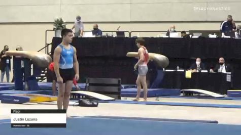 Justin Lozano - Floor - 2021 USA Gymnastics Development Program National Championships