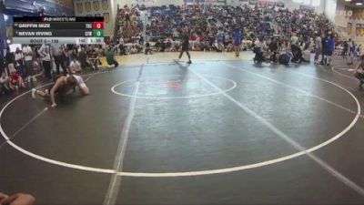 138 lbs Champ. Round 3 - Nevan Irving, Central Florida Wrestling vs Griffin Mize, Plant High/South Tampa Wrestling Club