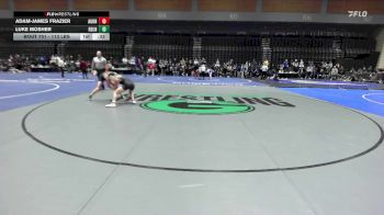 113 lbs Consi Of 32 #1 - Adam-James Frazier, Auburn vs Luke Mosher, Ridgeline