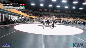 43 lbs Rr Rnd 2 - Colt Gresham, Hinton Takedown Club vs Kyptin Stewart, Norman Grappling Club