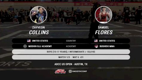 Zayveon Collins vs Samuel Flores 2024 ADCC Austin Open