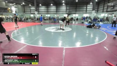 120 lbs Round 2 (4 Team) - Tye Johnson, COMBAT ATHLETICS vs Ethan Schleicher, NORTH CAROLINA WRESTLING FACTORY - BLUE