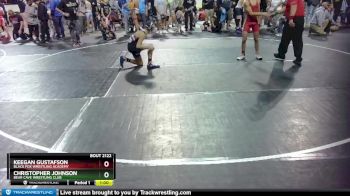119 lbs Quarterfinal - Christopher Johnson, Bear Cave Wrestling Club vs Keegan Gustafson, Black Fox Wrestling Academy