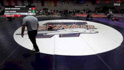 157 lbs Champ. Round 2 - Cael Palmer, Wheaton vs Drake Thompson, Coe