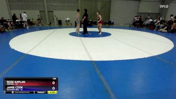 125 lbs Placement Matches (8 Team) - Rose Kaplan, Indiana vs Jamie Cook, Michigan Red