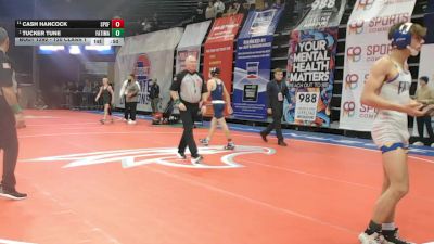 120 Class 1 lbs Cons. Round 3 - Cash Hancock, St. Pius X (Festus) vs Tucker Tune, Fatima