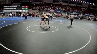 D 1 150 lbs Cons. Round 4 - Miller Bourgeois, St. Paul`s vs Mason Asevado, St. Amant