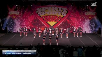 Victory! Allstars - Obsidian [2026 L2 Senior - D2 - Medium Day 1] 2026 Spirit Sports Myrtle Beach Nationals