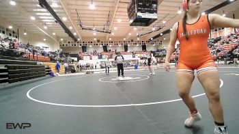 155 lbs Round Of 16 - Addie Bread, Tahlequah Girls HS vs Mylee Reyburn, Broken Arrow Girls HS
