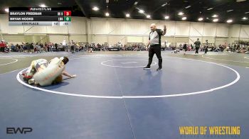 135 lbs 5th Place - Braylon Freeman, OK Outlaws 14U vs Bryar Hooks, LWA 14U