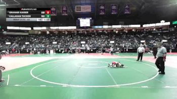 50 lbs 1st Place Match - Callahan Tucker, WAD1 vs Graham Kaiser, OHW1