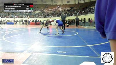 123 lbs Round Of 16 - Catherine Fackrell, Bixby JH Girls vs Nixie Garcia, Edmond Santa Fe