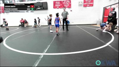 52 lbs Semifinal - Logan Smith, Smith Wrestling Academy vs Foster Barnes, Newcastle Youth Wrestling