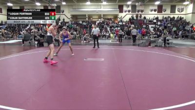 JV-28 lbs 3rd Place Match - Colin Satterlee, Cedar Falls vs Logan Fortman, Decorah