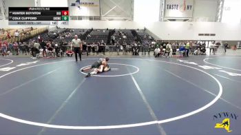 131 lbs Cons. Round 6 - Hunter Boynton, Club Not Listed vs Cole Clifford, Grain House Grapplers Wrestling Club