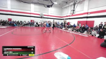 100-105 lbs Semifinal - Adam Rea, Sedalia Youth Wrestling vs Cameron Madderra, Nixa