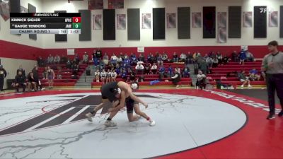 126 lbs Champ. Round 1 - Kinnick Sigler, AP-GC vs Gauge Tenborg, Janesville