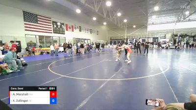 120 lbs Cons. Semi - Alexa Marshall, Panguitch vs Xoey Zollinger, East Idaho Elite