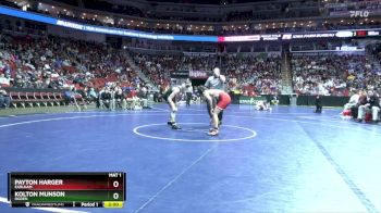 1A-126 lbs Cons. Round 4 - Kolton Munson, Ogden vs Payton Harger, Earlham