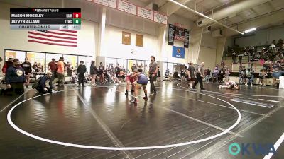 160 lbs Quarterfinal - Mason Moseley, Raw Wrestling Club vs Jayvyn Allami, Team Tulsa Wrestling Club