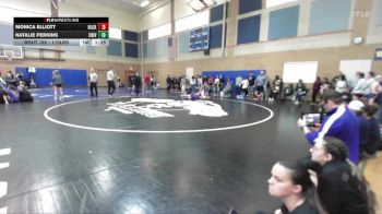 110lbs Champ. Round 2 - Natalie Perkins, Columbia River (Girls) vs Monica Elliott, Black Hills (Girls)