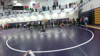91 lbs Semifinal - Tyce Grant, Cody Middle School vs Kaden Cook, Powell Middle School