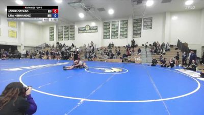 160 lbs 2nd Wrestleback (8 Team) - Joelie Coyaso, Grand Canyon University Club vs Leia Hernandez, Menlo Oak Squad