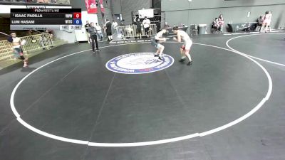 157 lbs Cons. Semis - Isaac Padilla, Vasky Bros\Pitman Wrestling Club vs Lum Hasani, World Team Training Center