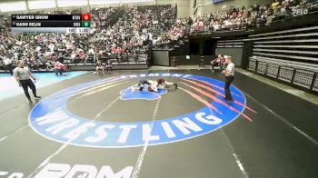 4A 144 lbs Cons. Round 3 - Kash Selin, Ridgeline vs Sawyer Grow, Mountain View