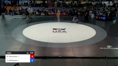 130 lbs Semis - Riley Hanrahan, WI vs Taina McGowan, NJ