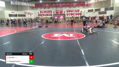 90 lbs Cons. Round 5 - Isaac Staggemeyer, No Nonsense vs Jayce Gruber, Pursuit