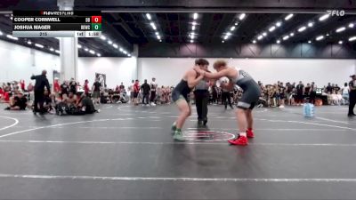 215 lbs Round 1 (4 Team) - Joshua Mager, Bulloch Bandits Wrestling Club vs Cooper Cornwell, Dayton Bandits