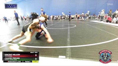 105 lbs Cons. Round 1 - Cooper Freund, Kansas Young Guns vs Vincent Nelson, Trailblazer