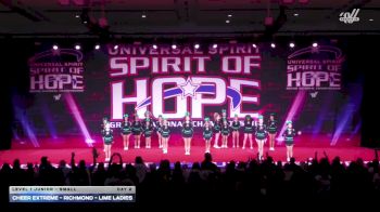 Cheer Extreme - Richmond - Lime Ladies [2026 L1 Junior - Small Day 2] 2026 Spirit of Hope Grand Nationals