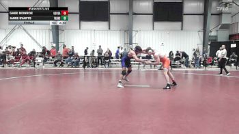 184 lbs Final - Gabe Monroe, Coast Guard vs Jamie Evarts, Williams