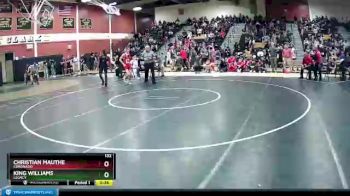 132 lbs Cons. Round 2 - King Williams, Legacy vs Christian Mauthe, Coronado