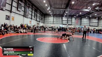 126 lbs Semis & 1st Wb (8 Team) - Eli Horton, COMBAT ATHLETICS vs Aiden White, DARKHORSE WRESTLING CLUB