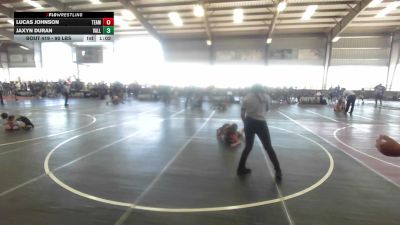 90 lbs Rr Rnd 2 - Lucas Johnson, Team Aggression vs Jaxyn Duran, Valley Bad Boys