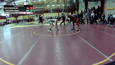 144 lbs Champ. Round 1 - Matthew O`Neill, Malvern Prep vs Jair Jackson-Bey, Allen