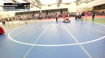 134-H lbs Quarterfinal - Michael Mirassol, American MMAW vs Aidyn Herrera, CJA